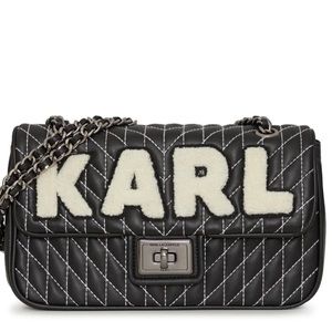 NWT Karl Lagerfeld Agyness Shoulder Bag